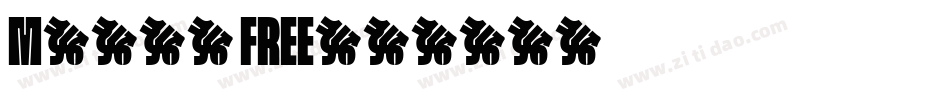 Mosem FREE字体转换